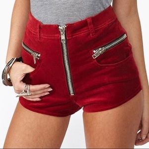 UNIF Red Velvet Axl Shorts